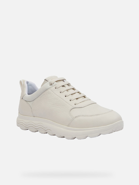 Geox Biele pánske tenisky Geox Spherica