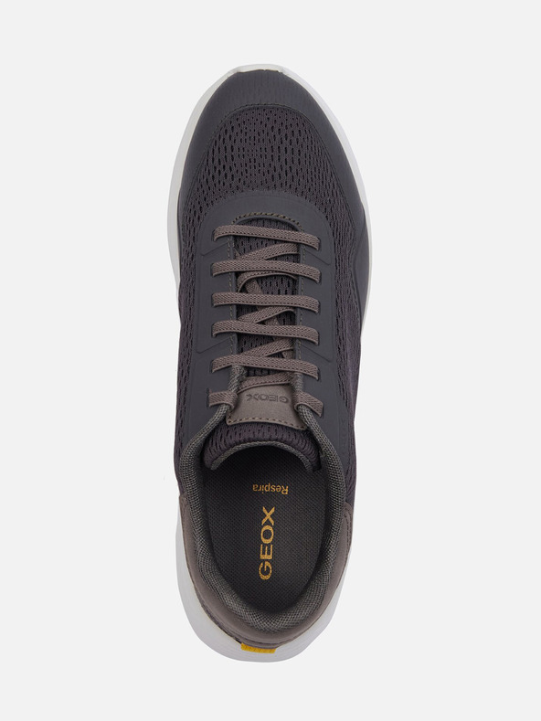 Geox Tmavosivé pánske tenisky Geox Klaiver