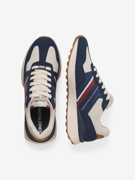 Jack & Jones Krémovo-modré pánske tenisky Jack & Jones