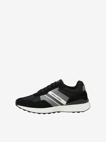 Jack & Jones Sivé a čierne pánske tenisky Jack & Jones
