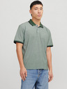 Jack & Jones Zelená pánska polokošeľa Jack & Jones