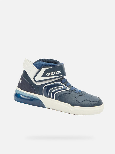 Geox Modré chlapčenské tenisky Geox Grayjay