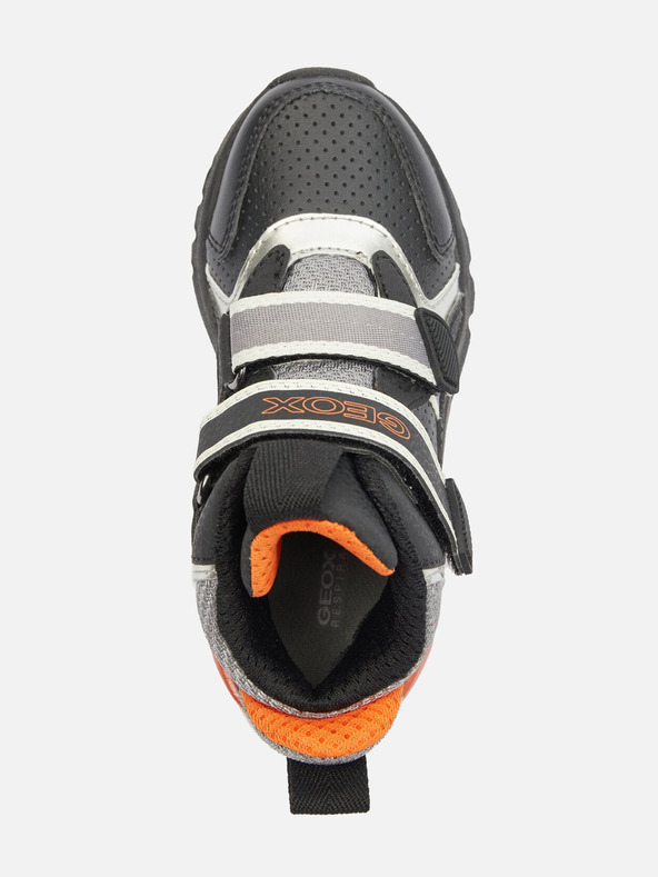 Geox Čierne chlapčenské tenisky Geox Ciberdron