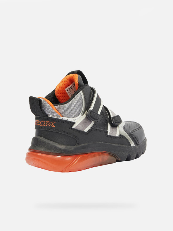 Geox Čierne chlapčenské tenisky Geox Ciberdron