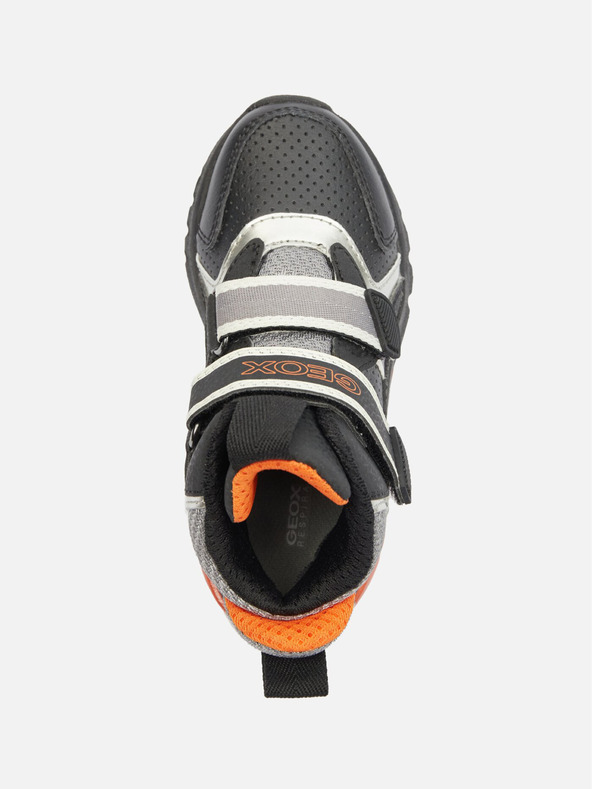 Geox Čierne chlapčenské tenisky Geox Ciberdron