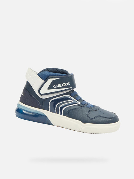 Geox Modré chlapčenské tenisky Geox Grayjay