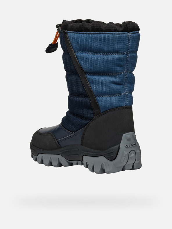 Geox Modré chlapčenské zimné topánky Geox Himalaya Abx