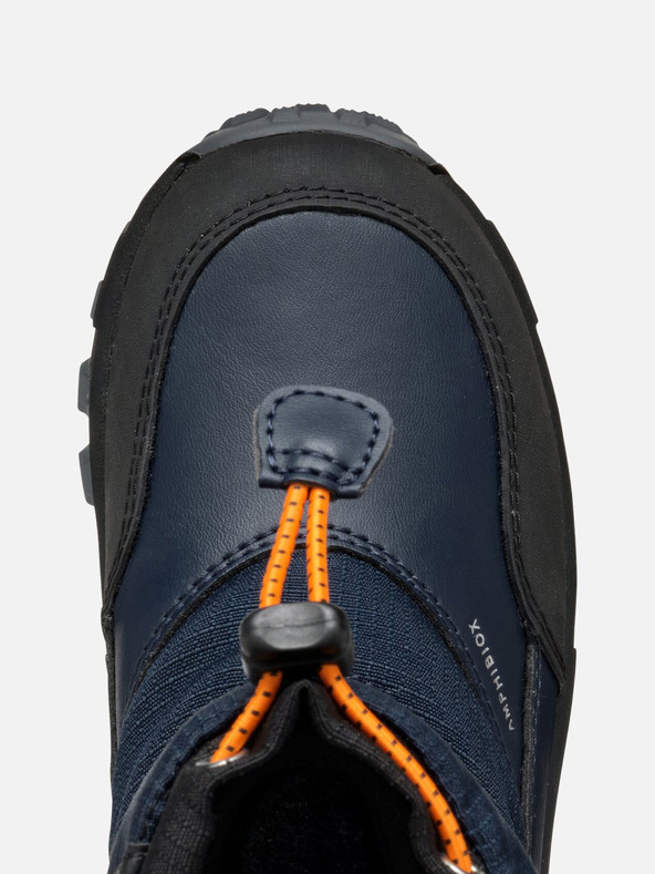 Geox Modré chlapčenské zimné topánky Geox Himalaya Abx