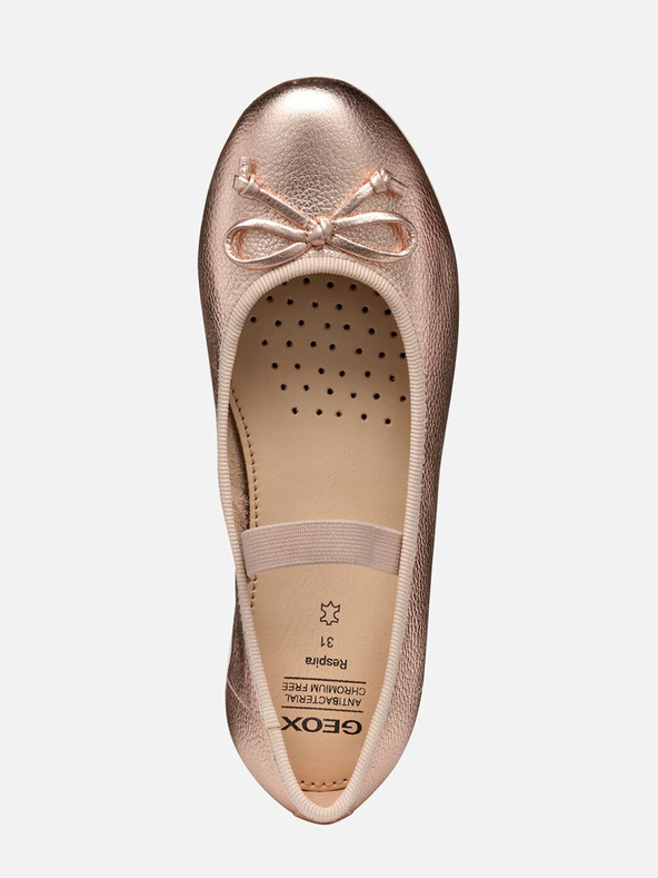 Geox Staroružové dievčenské balerínky Geox Plie