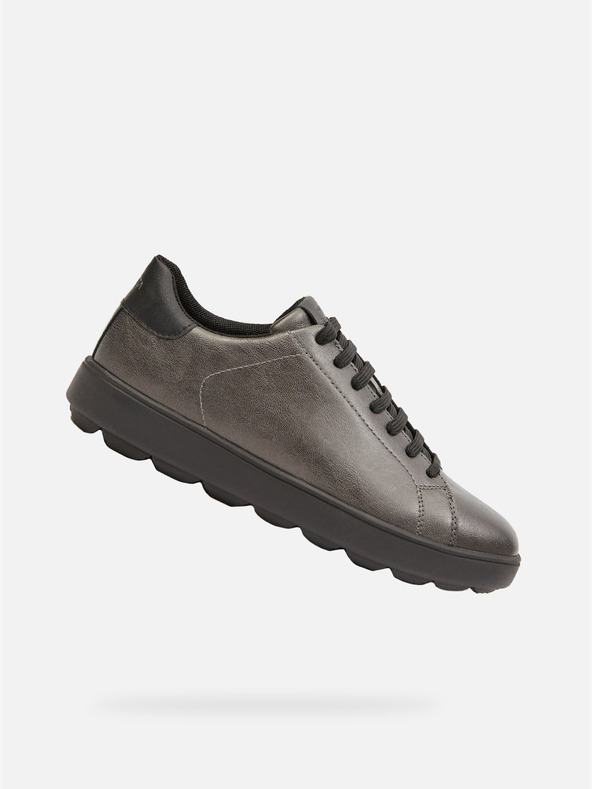Geox Šedé dámske tenisky Geox Spherica Ecub-1