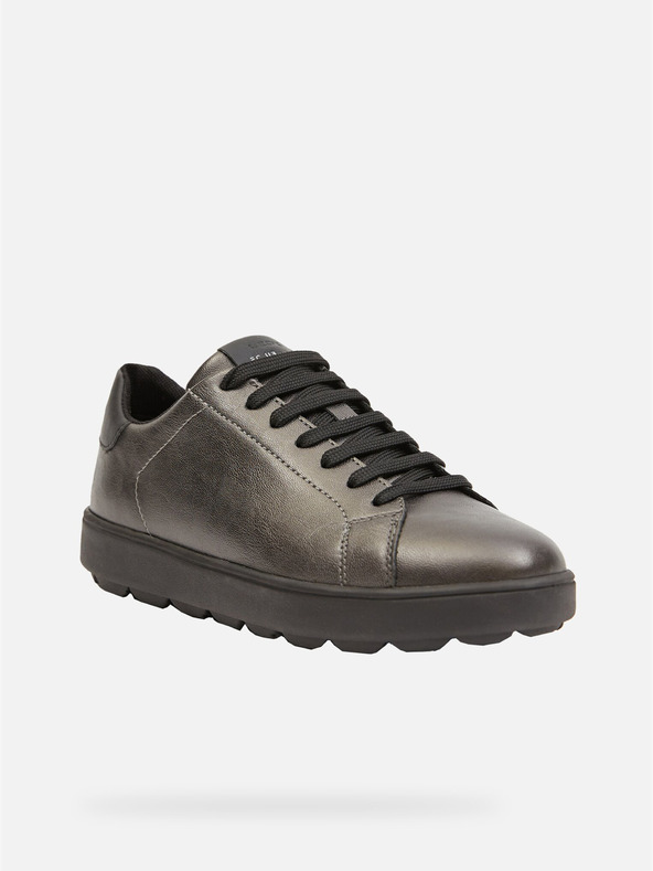 Geox Šedé dámske tenisky Geox Spherica Ecub-1