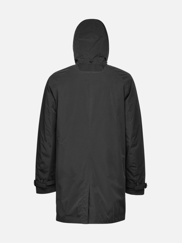 Geox Čierna pánska bunda Geox Anyweco