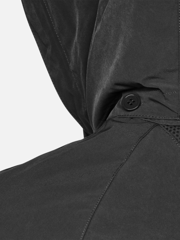 Geox Čierna pánska bunda Geox Anyweco