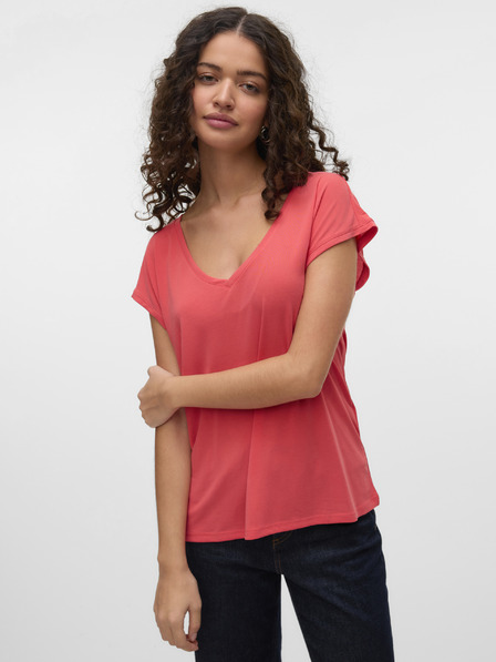 Vero Moda Oranžová dámska košeľa Vero Moda Filli