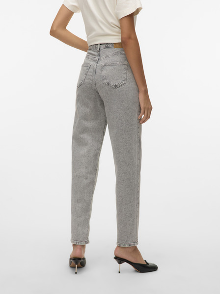 Vero Moda Svetlošedé dámske mamine džínsy Vero Moda Tessa
