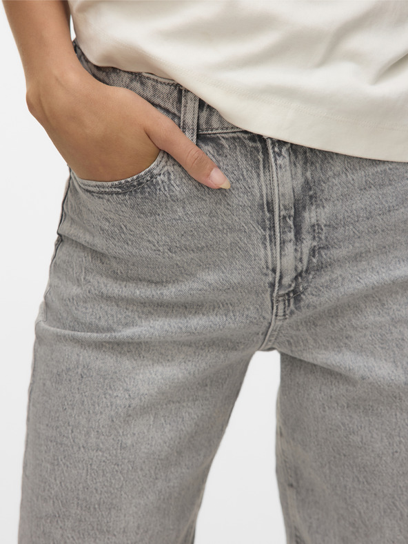 Vero Moda Svetlošedé dámske mamine džínsy Vero Moda Tessa