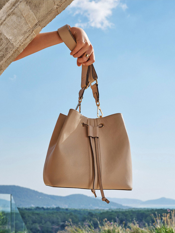 Geox Krémová dámska kabelka Geox Andrenne