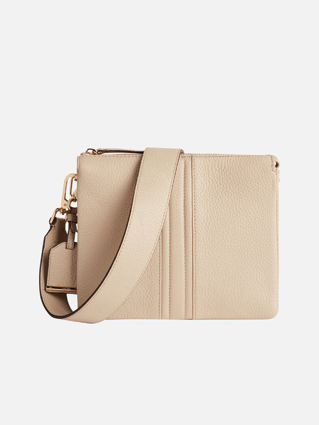 Geox Krémová dámska crossbody kabelka Geox Clarissa