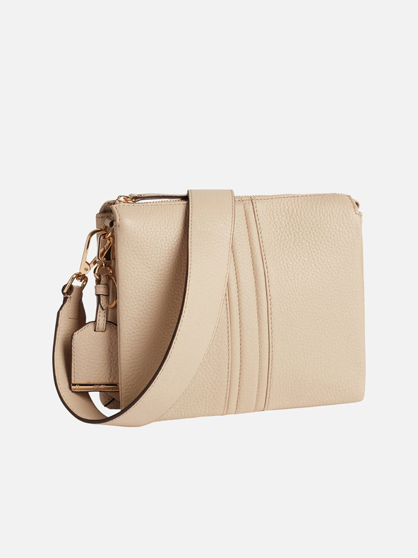 Geox Krémová dámska crossbody kabelka Geox Clarissa