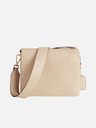 Geox Krémová dámska crossbody kabelka Geox Clarissa
