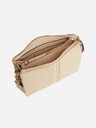 Geox Krémová dámska crossbody kabelka Geox Clarissa