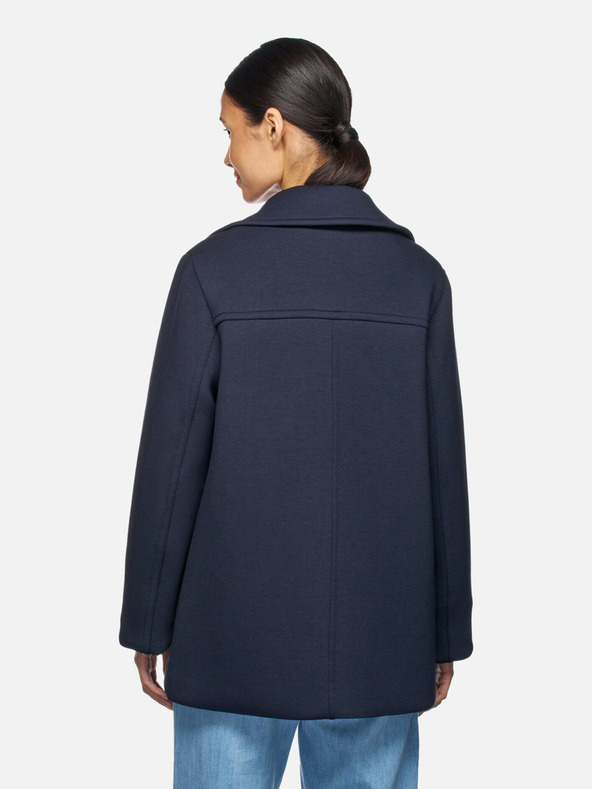 Geox Tmavomodrý dámsky kabát Geox Gardenia