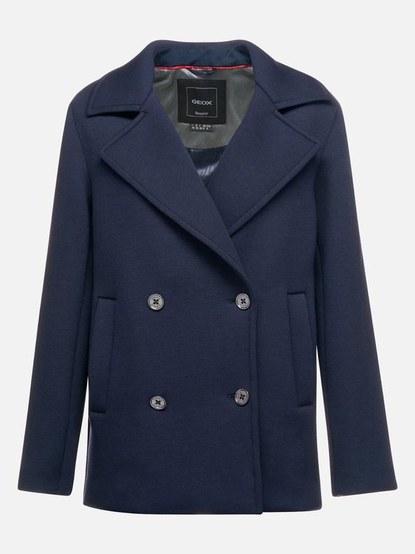 Geox Tmavomodrý dámsky kabát Geox Gardenia