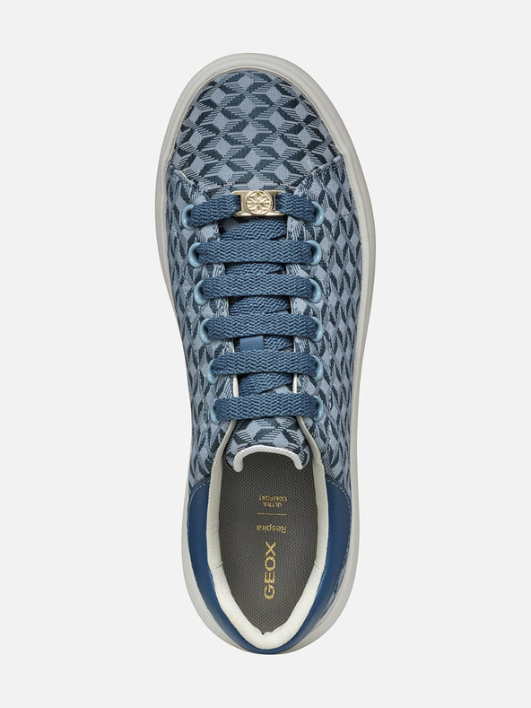 Geox Svetlomodré dámske tenisky Geox Spherica EC4.1
