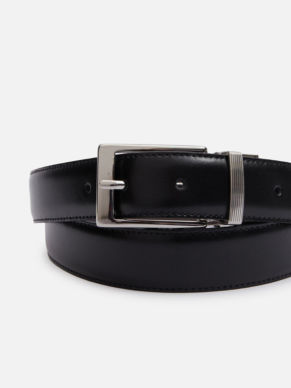 Geox Čierny pánsky opasok Geox