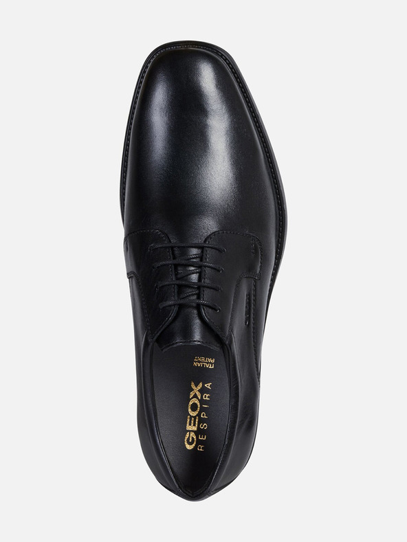 Geox Čierne pánske spoločenské topánky Geox Brandolf
