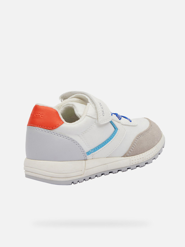 Geox Biele chlapčenské tenisky Geox Alben