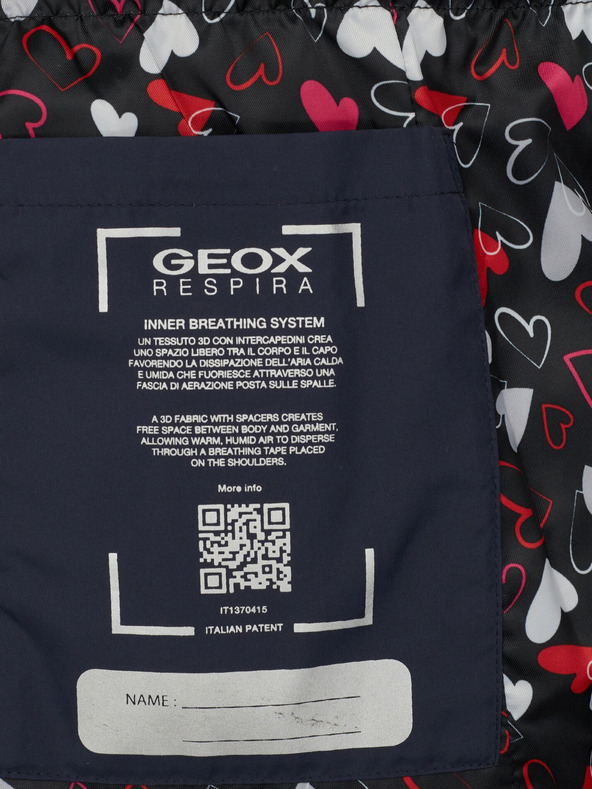 Geox Tmavomodrá dievčenská bunda Geox Gioia