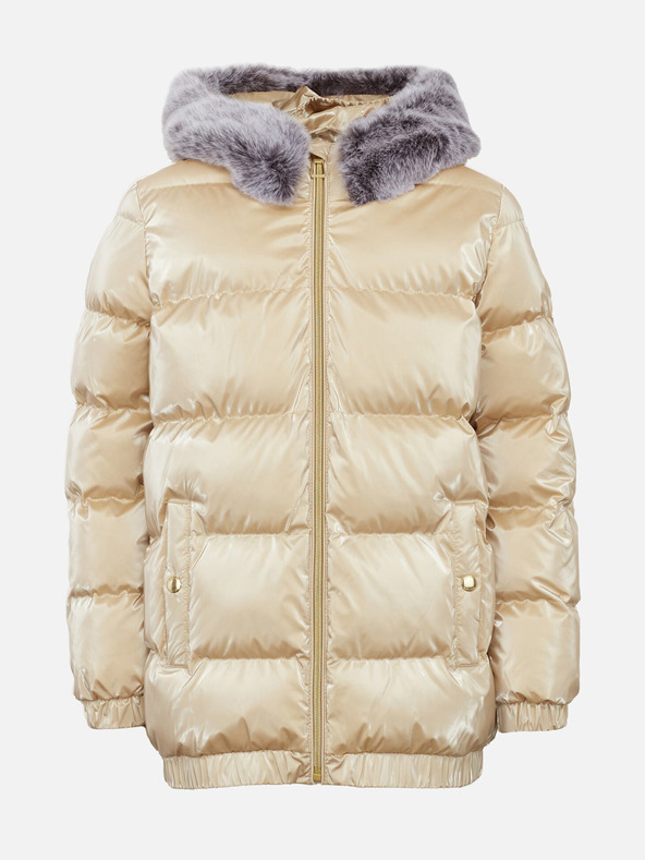 Geox Béžová dievčenská bunda Geox Backsie