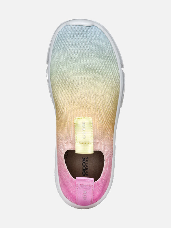 Geox Ružové dievčenské tenisky Geox Aril