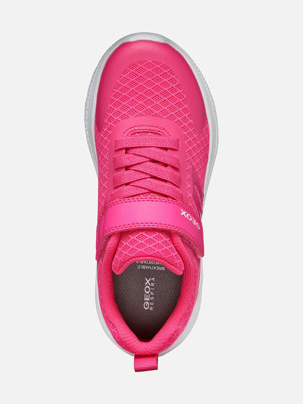 Geox Tmavoružové dievčenské tenisky Geox Sprintye