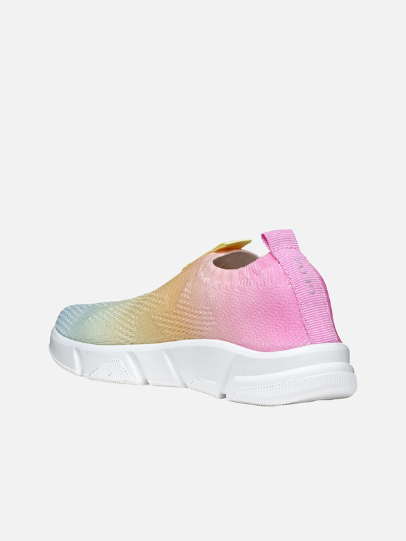 Geox Ružové dievčenské tenisky Geox Aril