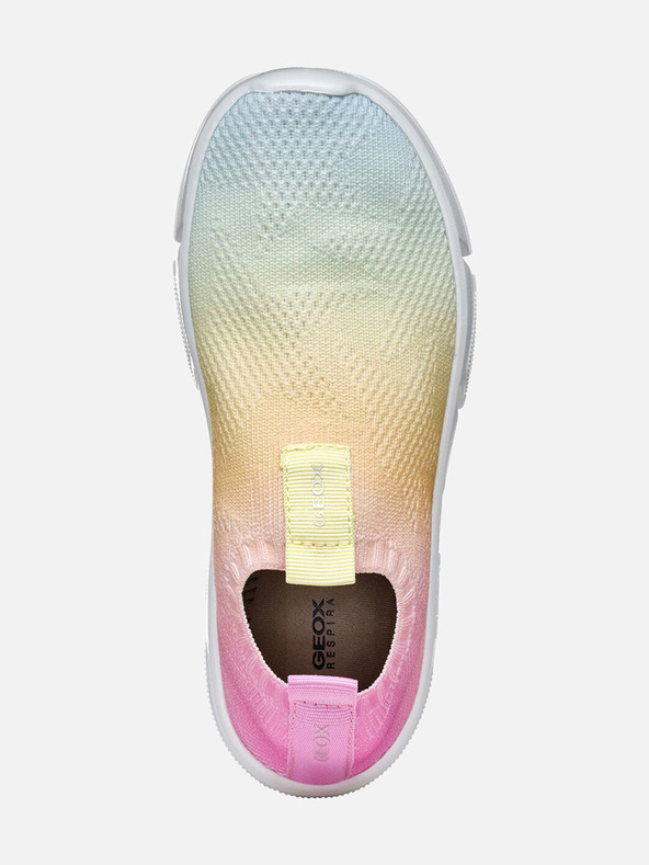 Geox Ružové dievčenské tenisky Geox Aril