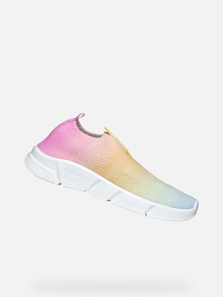 Geox Ružové dievčenské tenisky Geox Aril