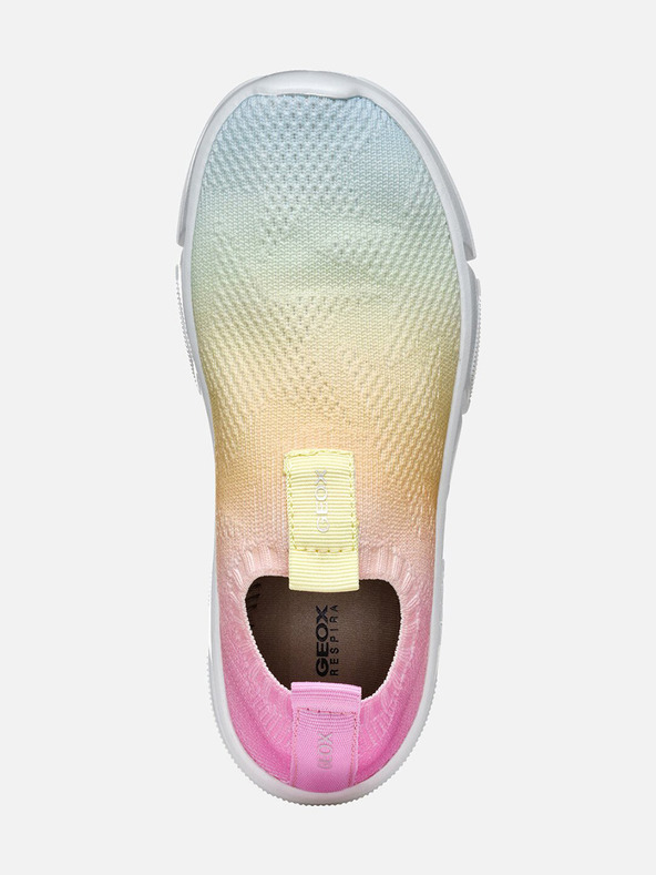 Geox Ružové dievčenské tenisky Geox Aril