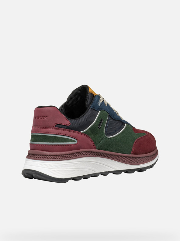 Geox Vínové pánske tenisky Geox Spherica Actif X1