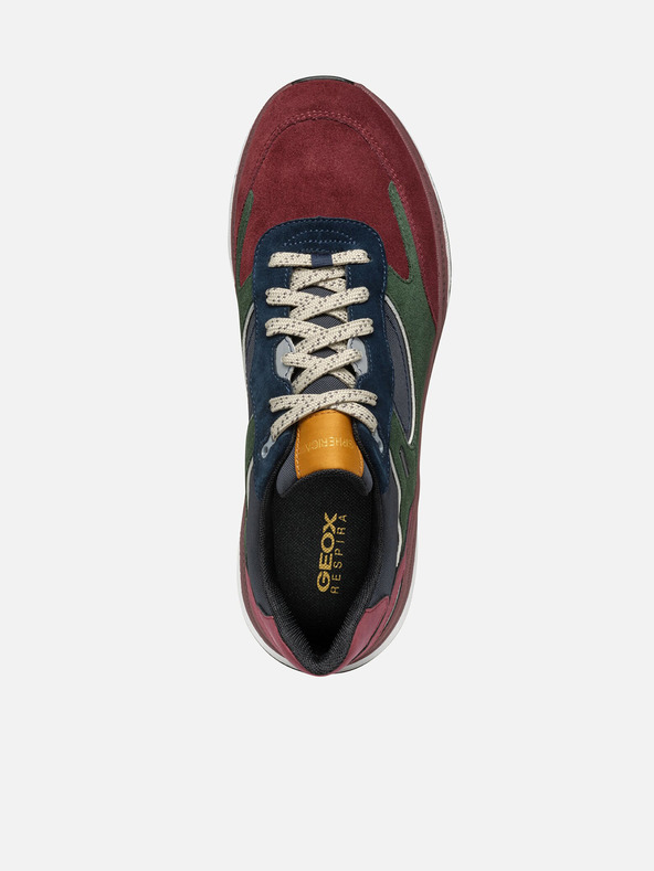 Geox Vínové pánske tenisky Geox Spherica Actif X1