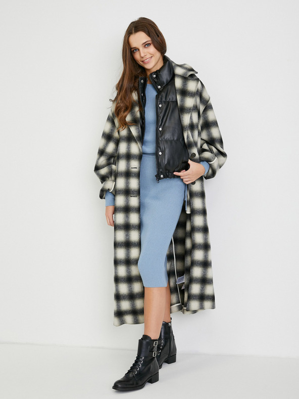 Guess Svetlomodrá svetrová sukňa bez rukávov Guess Calire