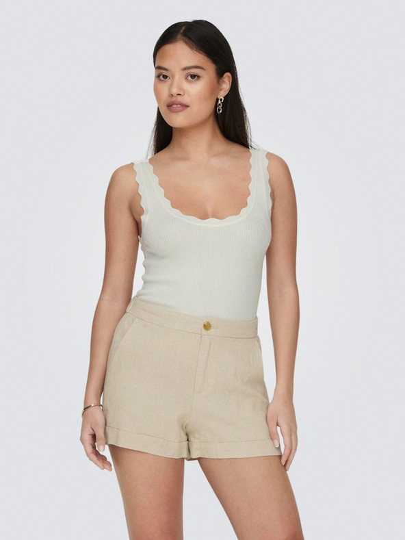 Jacqueline de Yong Krémový dámsky top JDY