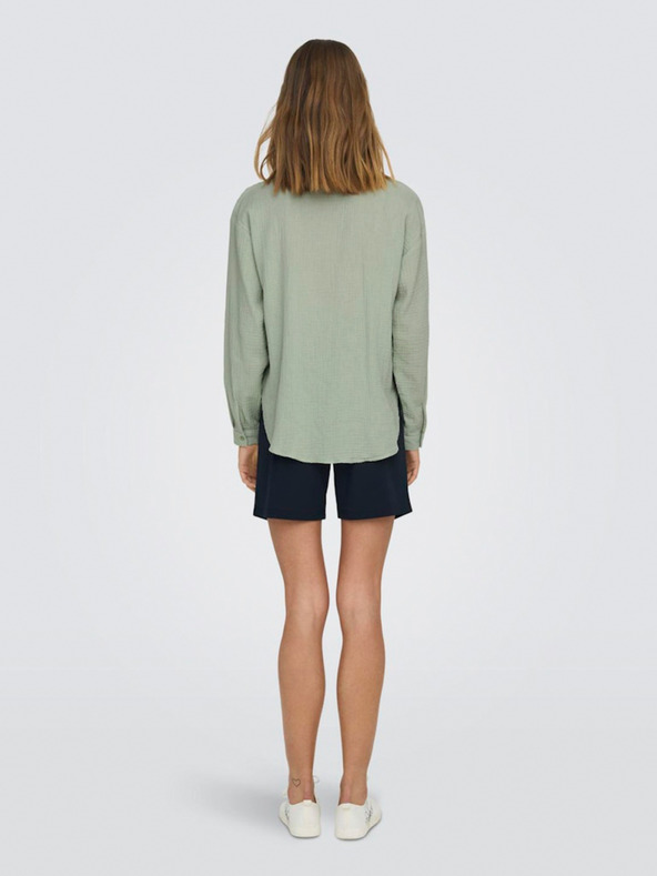 Jacqueline de Yong Zelená dámska košeľa JDY