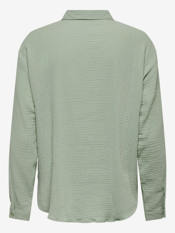 Jacqueline de Yong Zelená dámska košeľa JDY