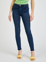 Orsay Tmavomodré dámske skinny fit džínsy ORSAY