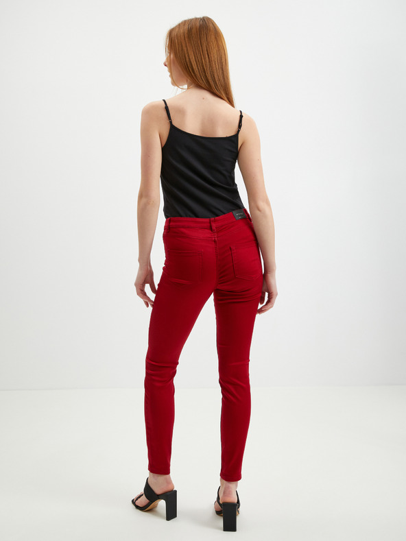 Orsay Červené dámske nohavice ORSAY