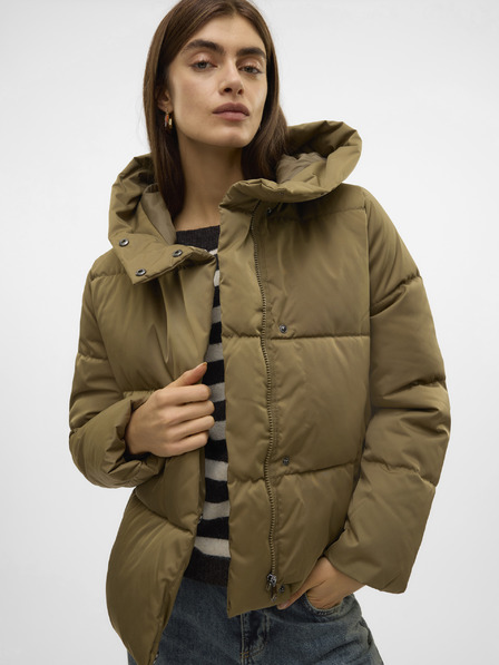 Vero Moda Khaki dámska zimná prešívaná bunda Vero Moda Stella