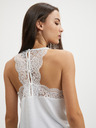 Vero Moda Biely top s čipkou VERO MODA Ana