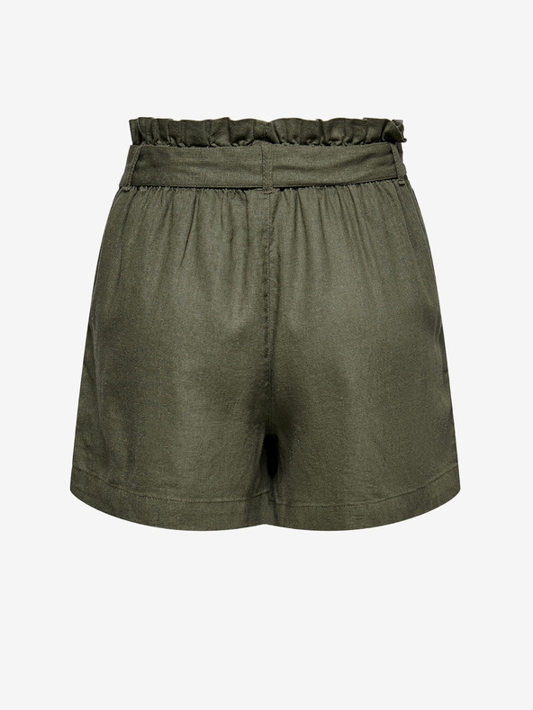 Jacqueline de Yong JDY Say Khaki ľanové šortky